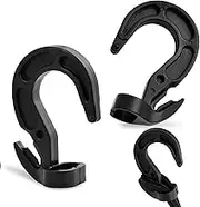 40 pcs Plastic Shock Cord Hooks, Elastic Bungee Rope Hooks Fit for 1/4" 5/16" 3/8" Shock Cord Rope Rubber Rope for Camping Tarps