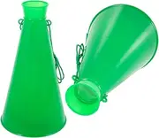 CORHAD 1 Pair Portable Plastic Horn Toy Cheer Megaphones for Party Game Cheering Toys Megaphone for Sports Events Party Favor Noise Maker
