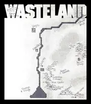Commodore 64 Wasteland game map 8x10