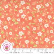 Moda STRAWBERRIES & RHUBARB 20402 12 Coral Peach Orange FIG TREE Quilt Fabric