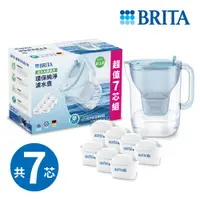 在飛比找蝦皮商城優惠-BRITA永續純淨濾水壺共7芯-冰川藍1PC個【家樂福】