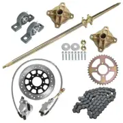 Sprocket Hub Brake Assembly ChianDisc 29" 32" 44" For Go Kart Rear Live Axle Kit