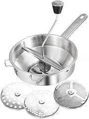 Ciieeo Kitchen Tool Stainless Steel Food Mixer Potato Mash Tool for Cooking Tomato Sauce Applesauce Puree