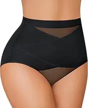 [MERYOSZ] Mesh Tummy Control Shapewear Panties - Seamless Underwear Shapewear for Women Faja Body Shaper Girdle