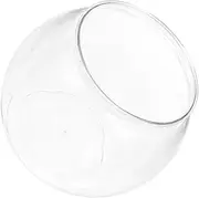 Desktop Aquarium for Office Portable Unbreakable Fish Tank Transparent Plastic Bowl for Goldfish Turtles Modern Design Clear Observation Dimensions for Home Office Use