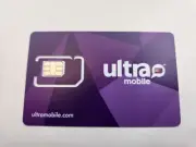 Ultra Mobile Sim Card With Unlimited 5G data Plan Includes Unlimited Talk And...