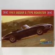 CARD ONLY: Johnny Lightning Trading Card 1963 Jaguar E-Type Roadster