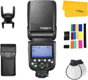 GODOX TT685CII TTL Camera Flash for Canon, HSS 1/8000S GN60 2.4G Wireless Transm