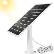 Solar Panels - Camera Solar Panel with 360 Degree Adjustable Mounting,IP66 Waterproof Charger Accessories Portable Power Supplies for Outdoor, Garden & Patio