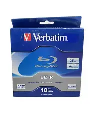 Verbatim BLU-RAY DISC 97238 - 10Pk BD-R 25Gb 6X Speed Recordable