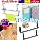 OverROoor Tea Towel Holder Rack Bathroom Rail Cupboard Hanger Kitchen Bar HookPJ