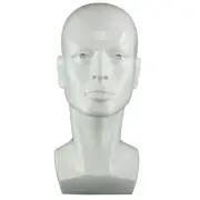 Male Wigs Display Mannequin Head Stand Model White