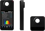HPCS-330P Handheld Spectrometer with 3.5Inch Display High Precision Color Temperature Illuminometer LUX PAR PPFD Meter for LED Lights for Home, Plant Growth Lab