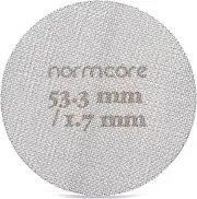 [Normcore] 53.3mm Puck Screen - Lower Shower Screen - Metal Contact Screen for Espresso 54mm Portafilter Filter Basket - 1.7mm Thickness 150μm - 316 Stainless Steel