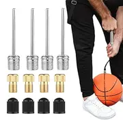 Cycle Inflator Adapter - Ball Pump Needle Cycle Accessories | Heavy Duty Air Compressor Replacement Parts for Car, Auto, Motorcycle, Toys