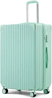 [ZUNI] 28" Carry On Luggage with Spinner Wheels & Built-in Lock, ABS Durable Suitcase Luggage with Height Adjustable Handle, Lightweight Luggage for Travel & Business - Light Green