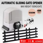 KENNER Sliding Electric Gate Opener 1500KG Automatic Motor Remote Kit Heavy Duty