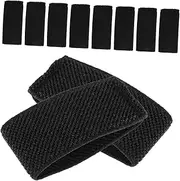 MOBUTOFU 10 Pack Belt Holders Elastic Twill Nylon Retainer for Men Women Belt Loop Clips Key Buckle for Wide