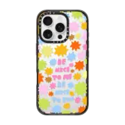 iPhone 16 Pro Impact Case Be Nice by Kristen Peers