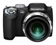 [New] Olympus SP-720UZ 14MP 26x Opt Zoom 3-Inch LCD Digital Camera - Black