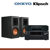 在飛比找momo購物網優惠-【Klipsch】RP-600M書架式喇叭+ONKYO TX