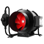 6 Inch 390 CFM Inline Duct Fan Ventilation Extractor Exhaust Vent Fan