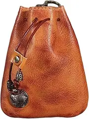 [Vaveren] Mini Drawstring Bag Waist Bag Key Organizer Lightweight Hanging Medieval Coin Pouch Wallet for Hiking Halloween Party Outdoor