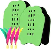Badminton Set – Racket, Shuttlecock, Carry Bag | Outdoor Sports Game Lightweight Paddle Set for Yard, Park, Beach, Adults, Training, Fun