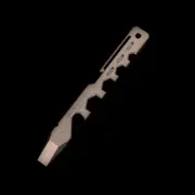 New Solid Titanium Alloy Outdoor Multi Tools Pry Bar Crowbar Opener Back Clip