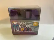 Memorex 10 Cool Disk PC Formatted 3.5" Computer Diskettes 1.4 MB New Sealed