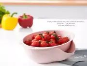Space saving 2-in-1 kitchen detachable Strainer/Colander & Bowl Set