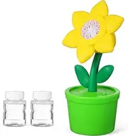 UPKOCH Sunflower Bubble Maker with Music Electric Bubble Machine for Outdoor Fun Rechargeable for Parties and Picnics Easy One Button