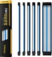 Antec PSU - Sleeved Extension Cable Kit V2 - Blue / White / Black . 24PIN ATX, 4+4 EPS, 8PIN PCI-E, 6PIN PCI-E, Compatible with Standard PSU