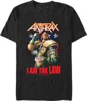 I Am The Law Judge Dredd Anthrax T-Shirt