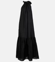 [Asceno] Asceno Ibiza linen maxi dress AU 14 black