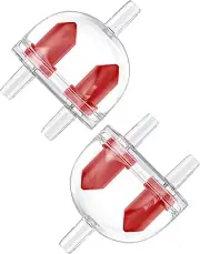 2 Pack Aquarium Check Valves Fish Tank Air Pump Valves Plastic 2-Way Non-Return