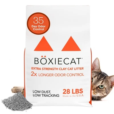 Boxie® Extra Strength 35 Day Odour Control Clumping Clay Cat & Kitty Litter 2...