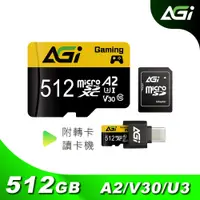 在飛比找蝦皮商城優惠-AGI 亞奇雷 microSDXC UHS-I A2 V30