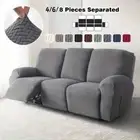 1/2/3 Seater Stretch Recliner Chair Covers Elastic Sofa Slipcover Armchair Cover