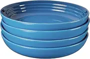 [Le Creuset] Stoneware Set of 4 Pasta Bowls, 8.5" Each, Marseille