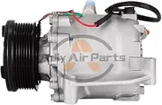 GHFA AC Compressor TRSE07 CO4918AC 2004918AM Compatible with Honda Civic 1.8L 2006 2007 2008 2009 2010 2011 | Car Air Conditioner Pump | Fits 2004918R TEM255528 TEM275739 5512349 6512349