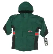 Vtg 90s TOMA Green Nylon INSULATED SKI JACKET Winter Coat Kid Sz YOUTH 6 XS New!