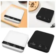 Kitchen Coffee Scale with Timer 2kg/0.1G Accurate Scale Small Food Scale for