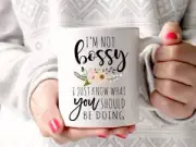 Boss Mugs Girl Boss Mug I'm Not Bossy Mug Office Mug Funny Mugsgift For Boss