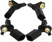 ABS Sensor Compatible with VW Passat B8 Golf Mk7 Polo 6R 6C Tiguan Seat Leon Toledo Audi A1 A3 Q2 TT WHT003860 WHT003861 WHT003862 WHT003863(1set of 2pcs)
