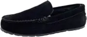 Clarks Mens Suede Moccasin Slippers Warm Cozy Indoor Outdoor Plush Faux Fur