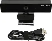 Computer Camera HD 1080P - 360 Degree Rotatable USB Webcam for Video Conferencing, Clear Sound Pickup for Online Classes & Live Streaming