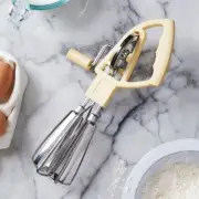 Stainless Steel Manual Hand Mixer Retro Style Egg Beater