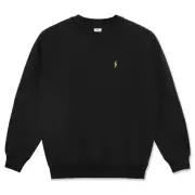 Polar Skate Co No Comply Default Black Crew Jumper