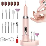 Electric Manicure Kit, Electric Nail File and Drill, Nail Drill Set for Acrylic Nails, Electric Nail Drill for Gel Nails, Portable Nail Drill Kit, Electric Nail Drill Machine, Nail Drill Kit